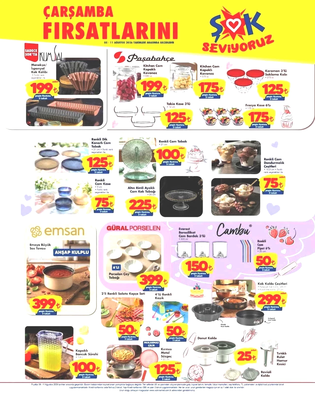 ŞOK 5-11 AĞUSTOS AKTÜEL KATALOĞU