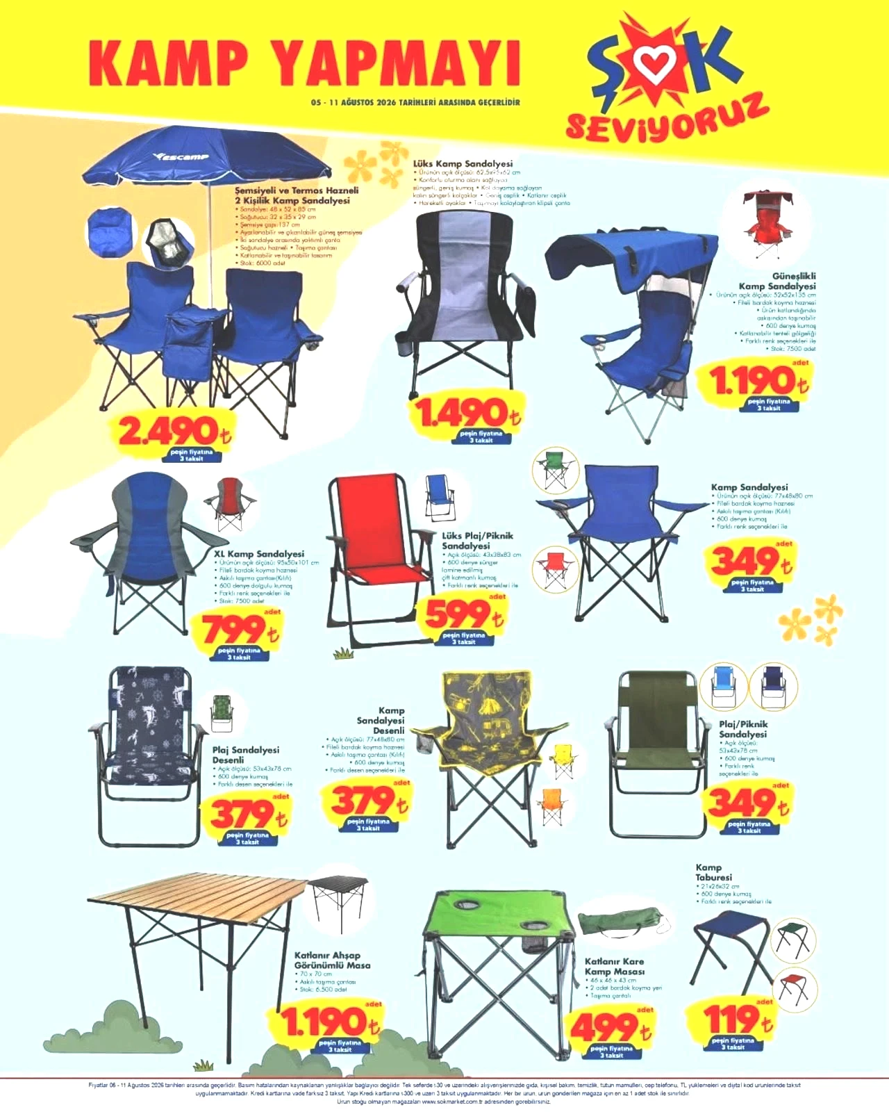 ŞOK 5-11 AĞUSTOS AKTÜEL KATALOĞU