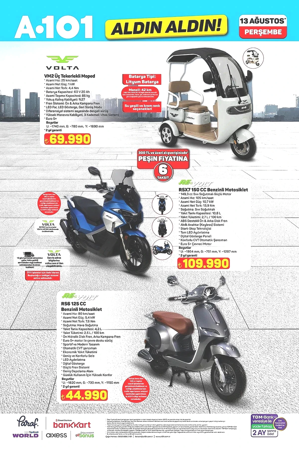 FİYATINA İNANAMAYACAKSINIZ! A101’DEN ‘YOK ARTIK’ DEDİRTECEK MOTOSİKLET İNDİRİMİ (A101 13-19 AĞUSTOS) - Sayfa 3